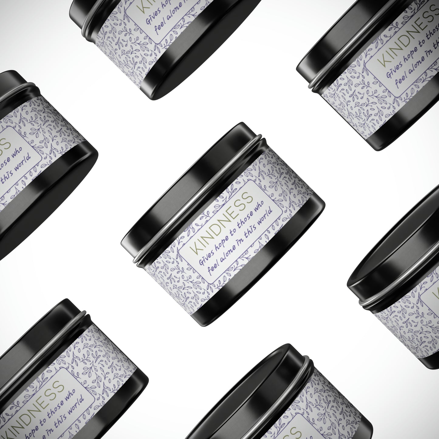Kindness Gives Hope Tin Candles