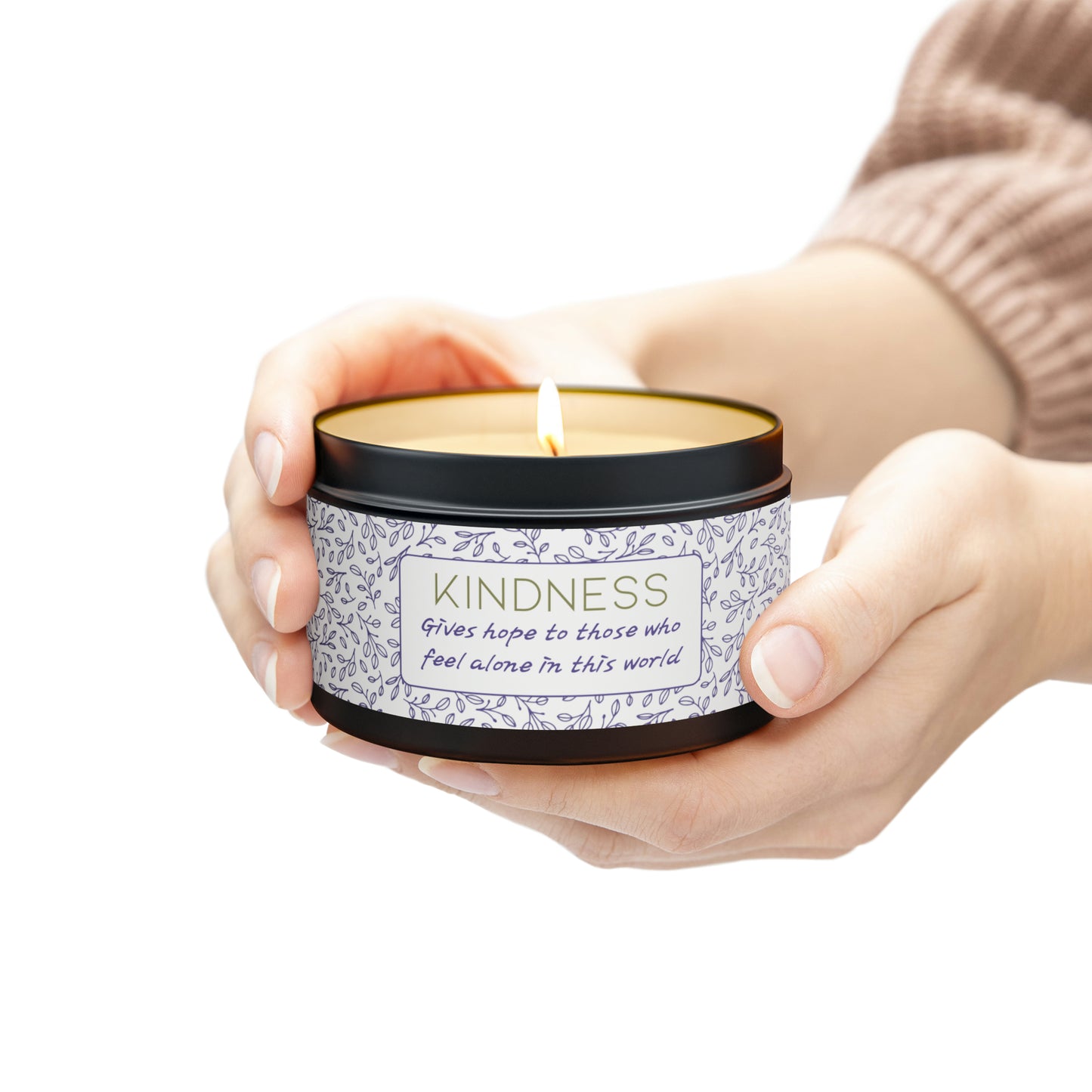 Kindness Gives Hope Tin Candles