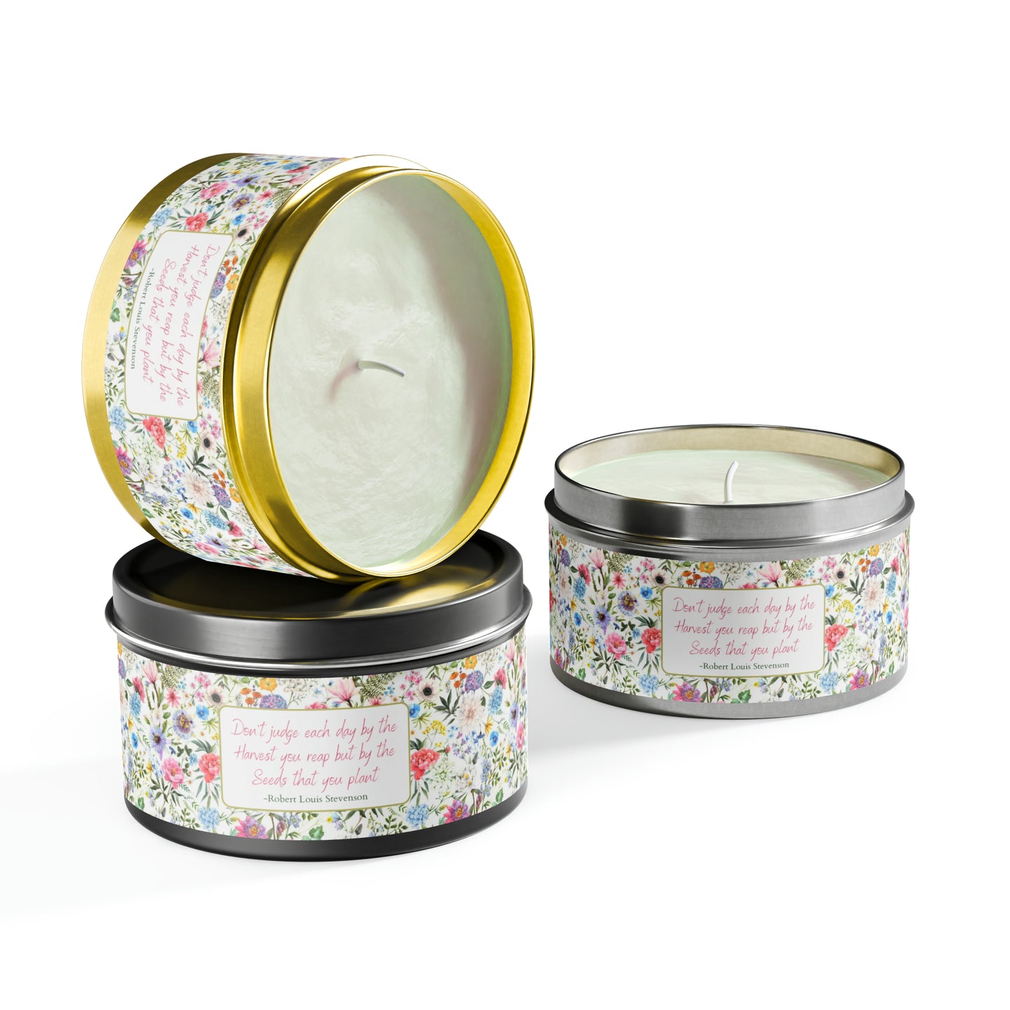Seeds That You Plant Tin Candles