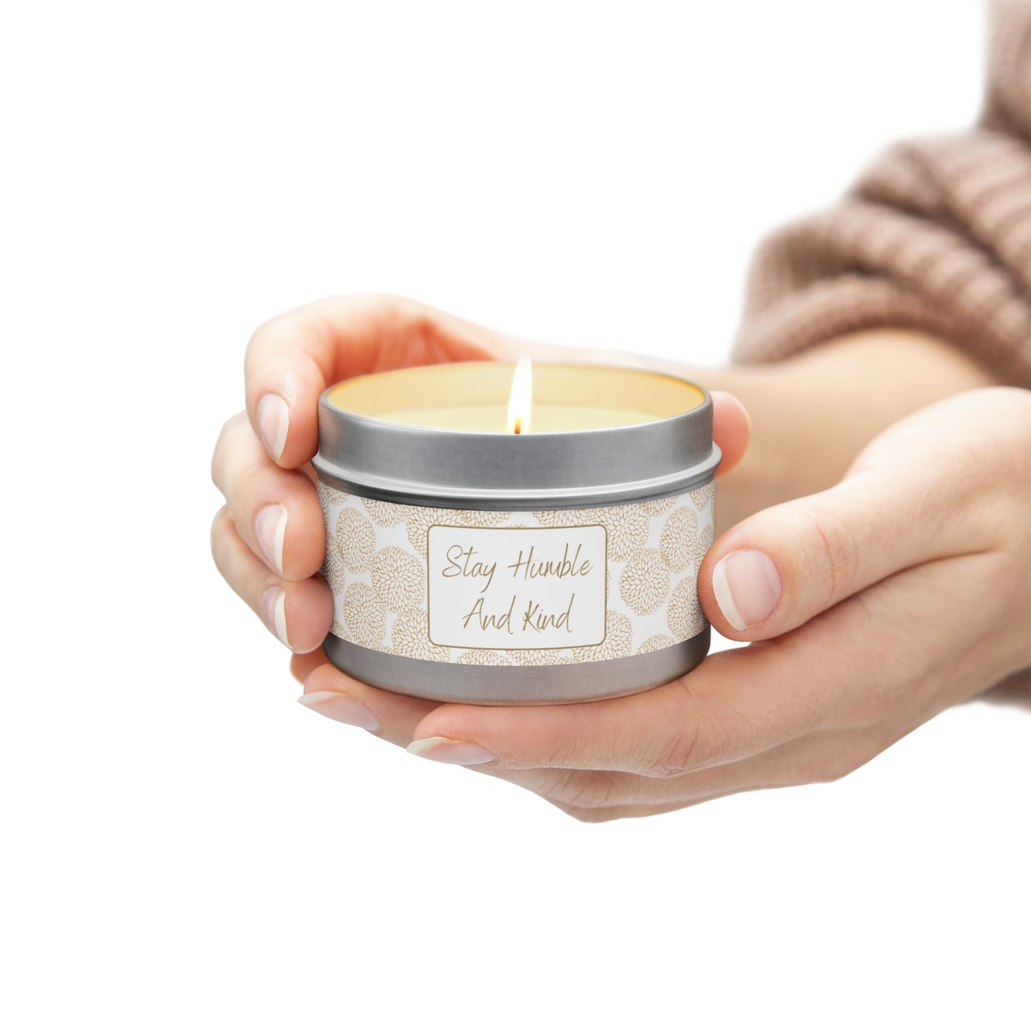 Stay Humble and Kind Tin Candles