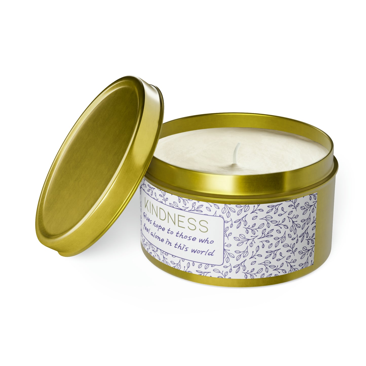 Kindness Gives Hope Tin Candles