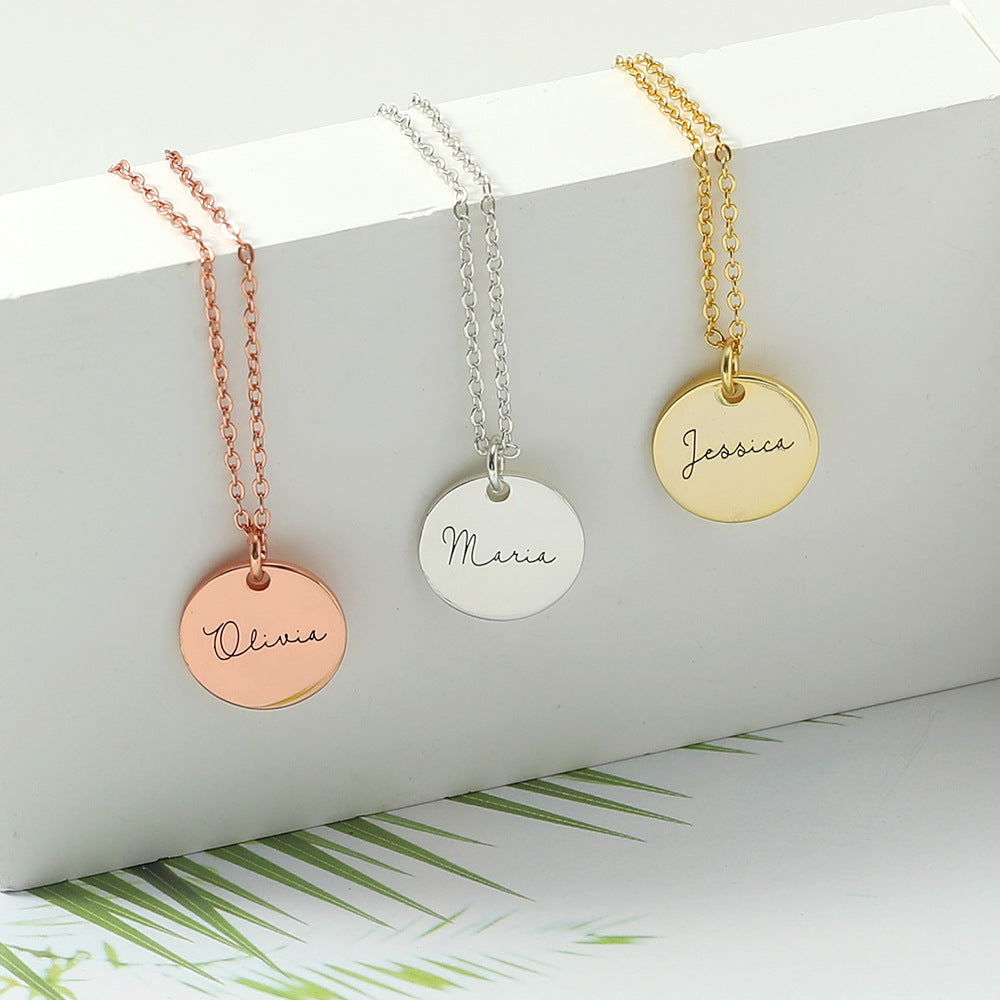 Personalized Medallion Pendant