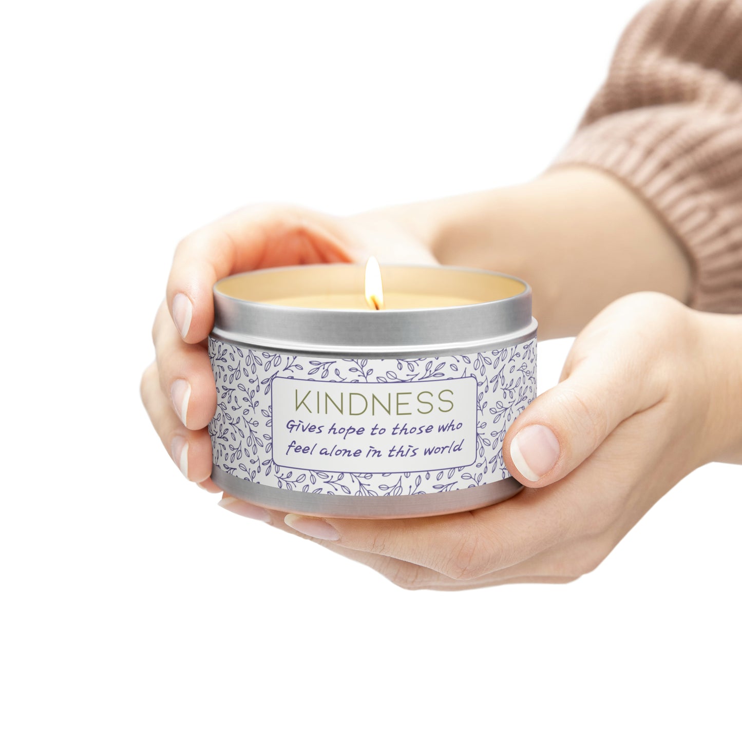 Kindness Gives Hope Tin Candles