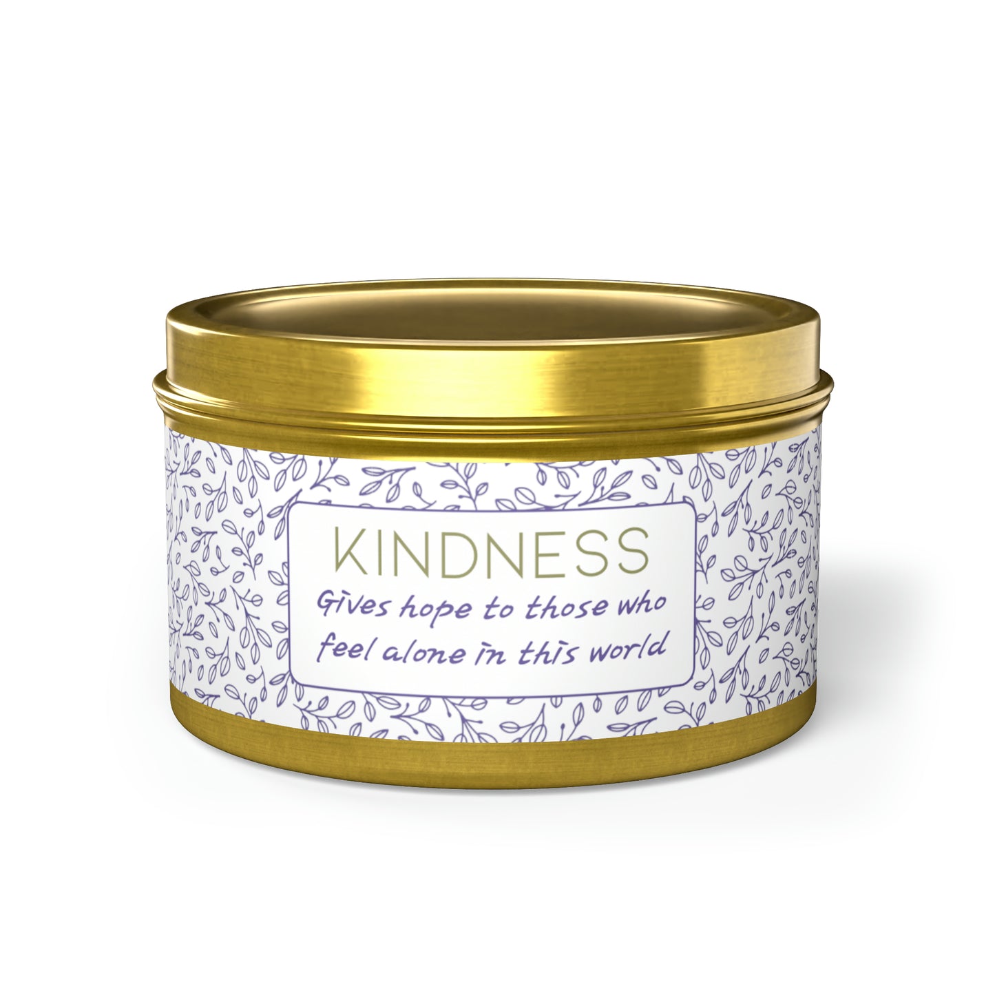 Kindness Gives Hope Tin Candles