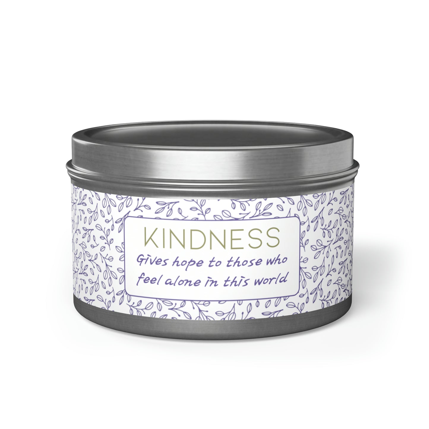 Kindness Gives Hope Tin Candles
