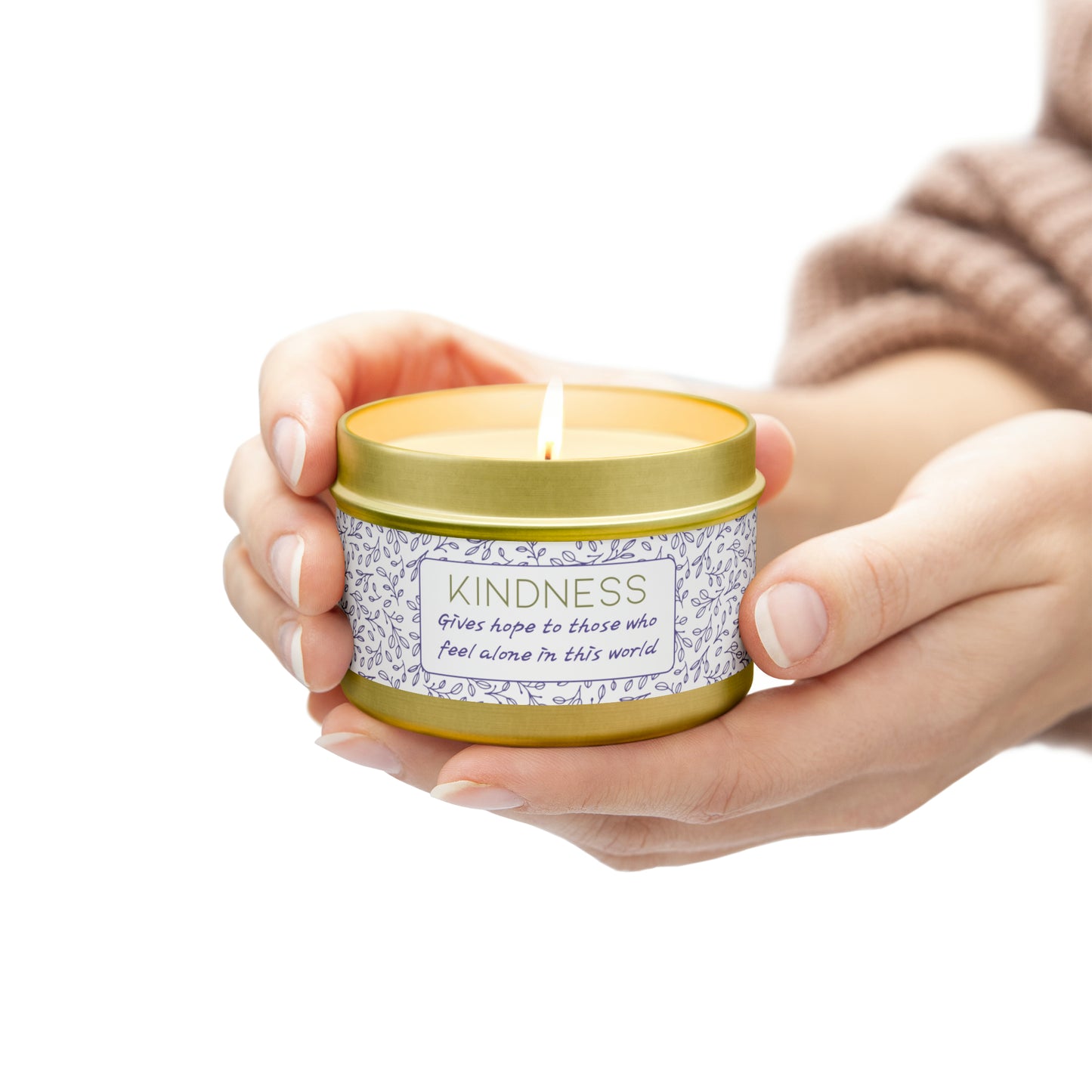 Kindness Gives Hope Tin Candles