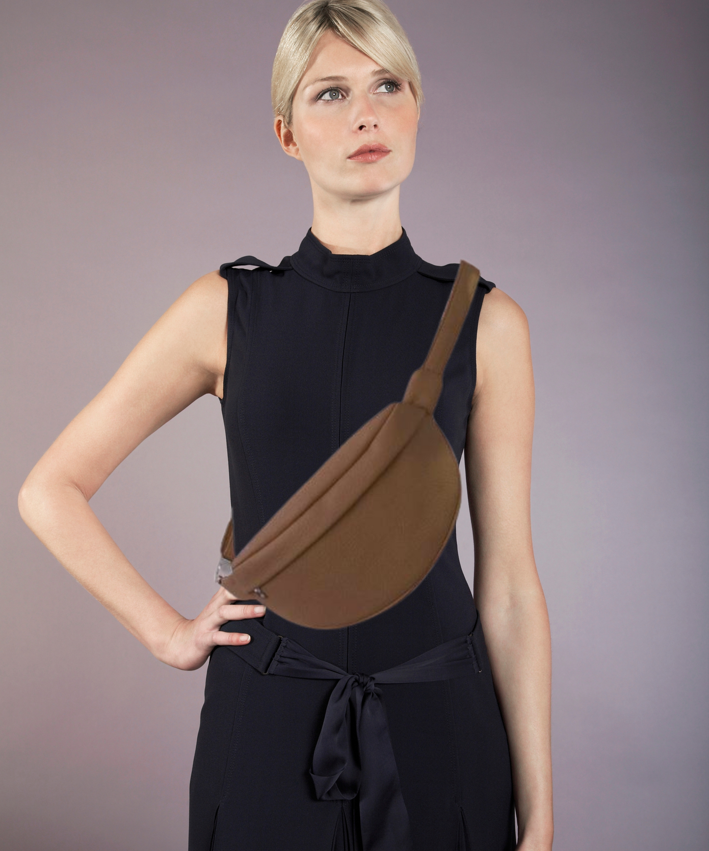 Metro Vegan Leather Chest/Waist Bag