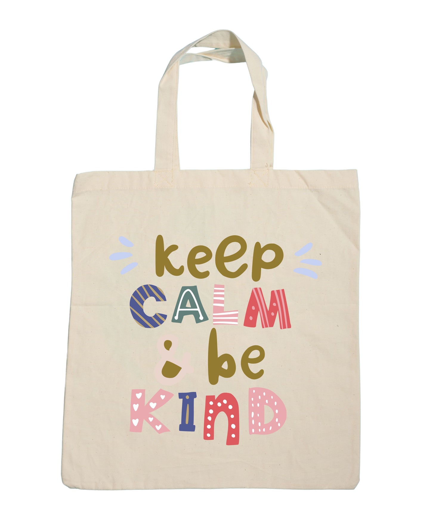 Keep Calm Cotton Canvas Tote Bag