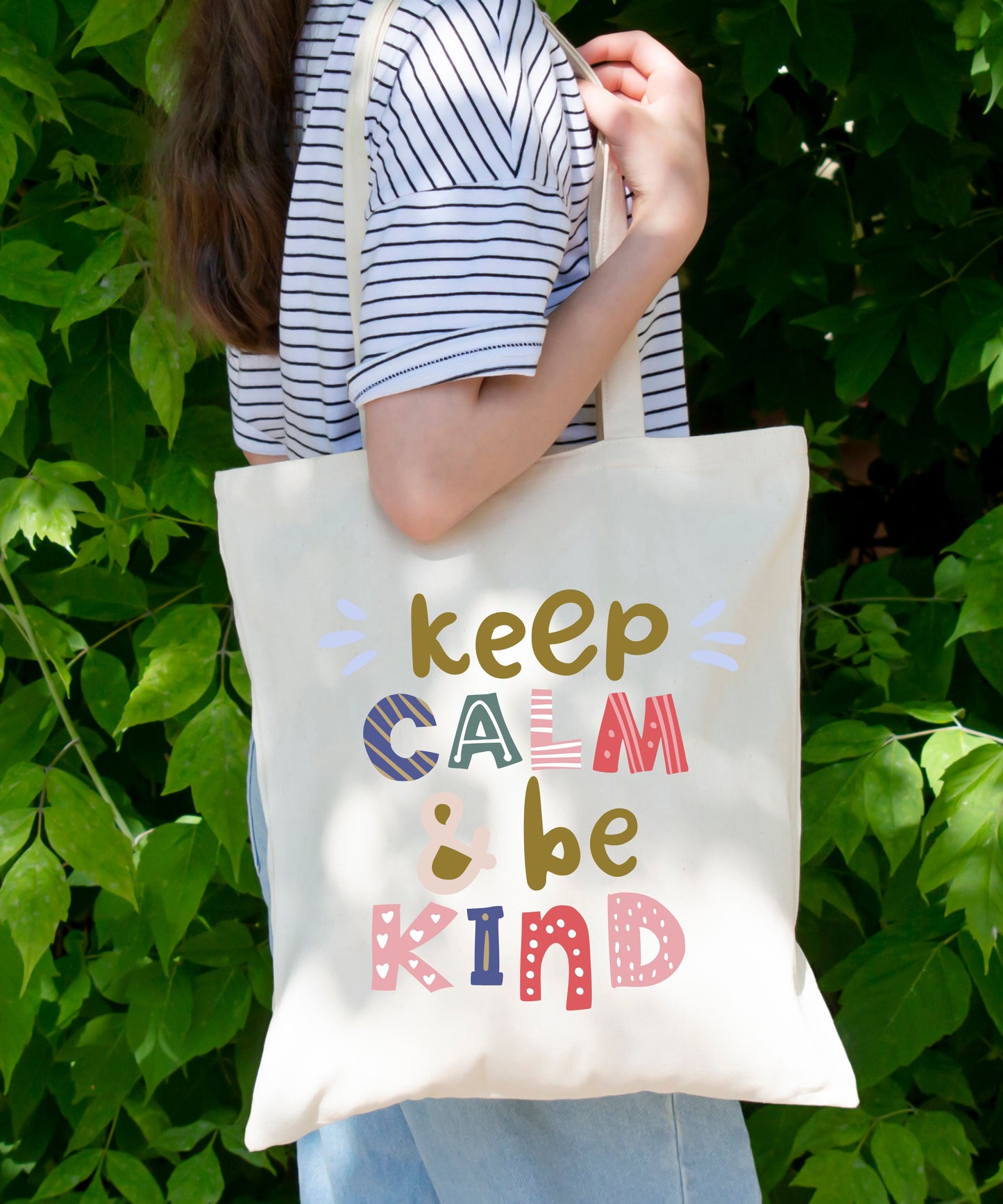 Keep Calm Cotton Canvas Tote Bag