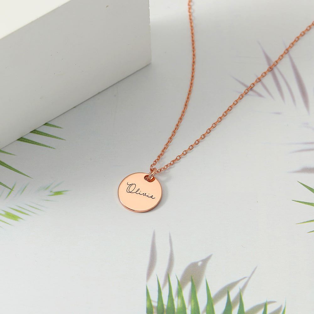 Personalized Medallion Pendant