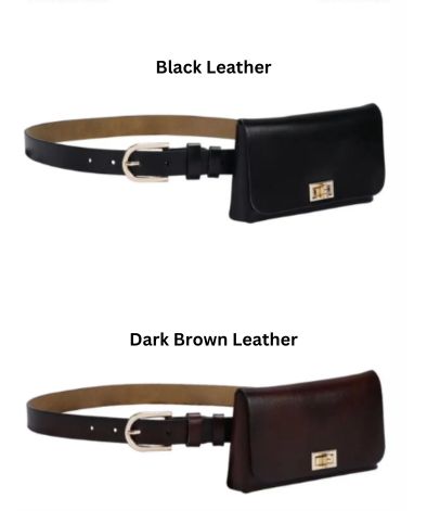 Metro Genuine Leather Belt-Purse
