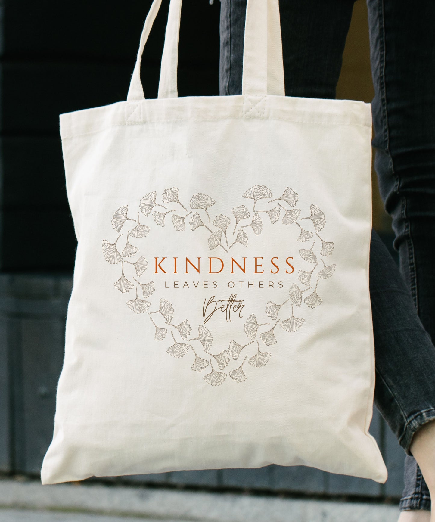 Kindness Leaves Others Better Cotton Canvas Tote Bag
