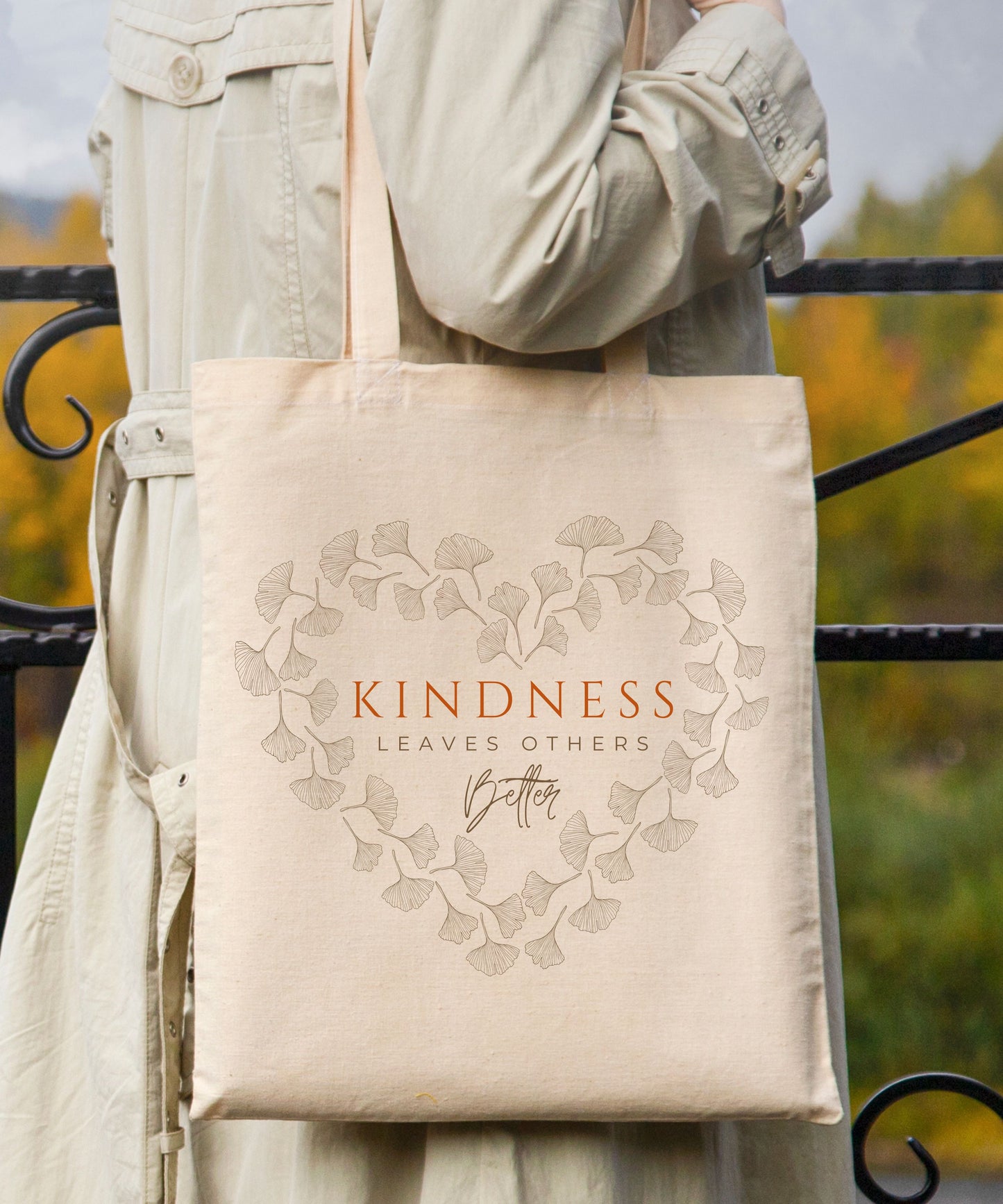 Kindness Leaves Others Better Cotton Canvas Tote Bag