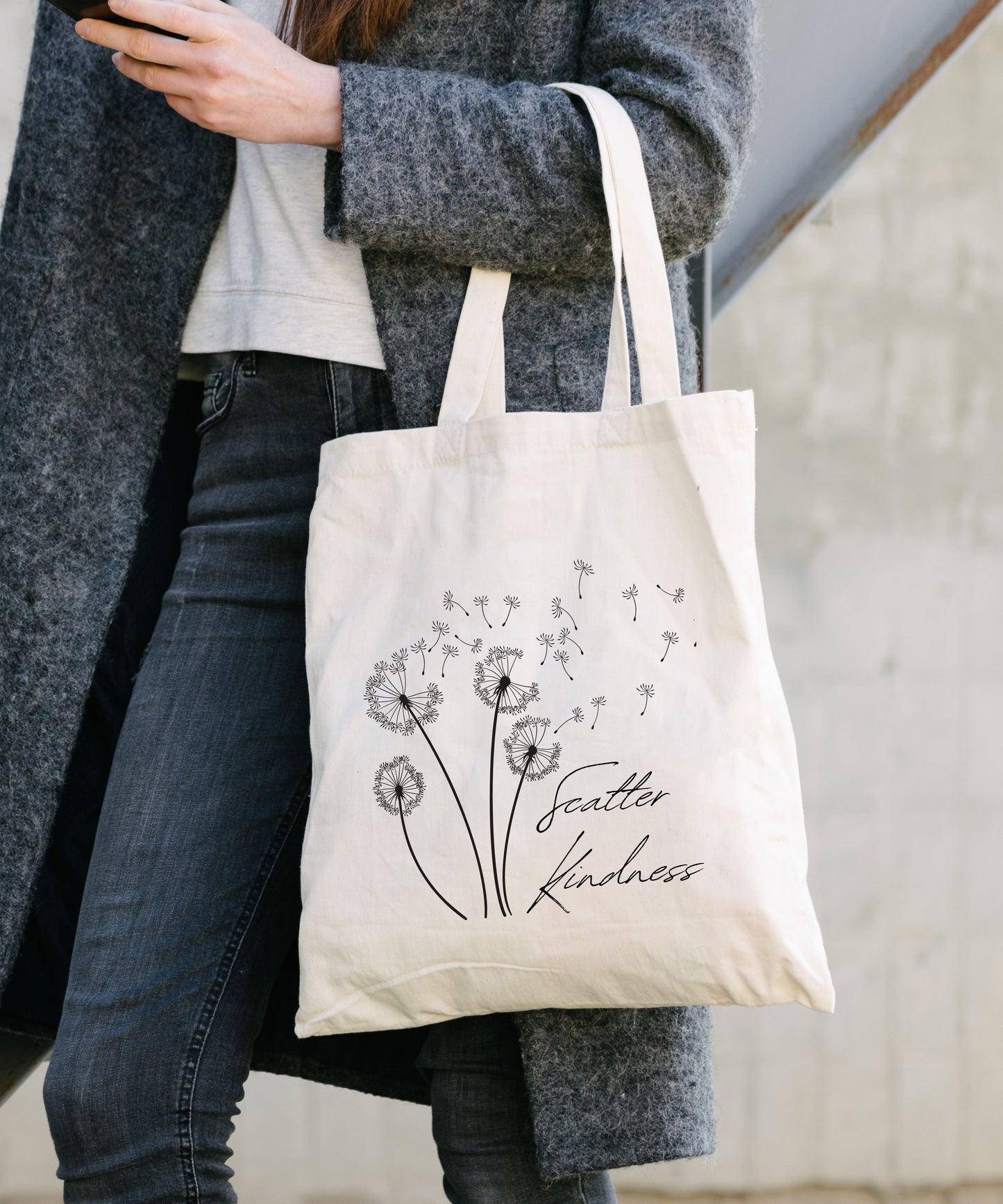 Scatter Kindness1 Cotton Canvas Tote Bag