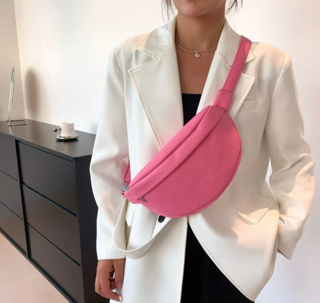 Metro Vegan Leather Chest/Waist Bag