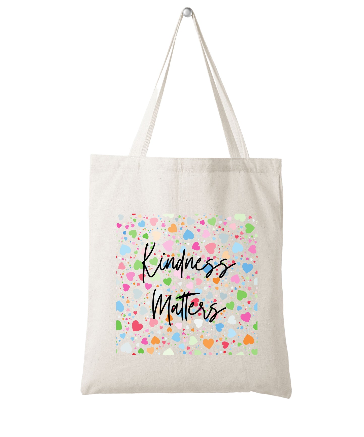 Kindness Matters Cotton Canvas Tote Bag
