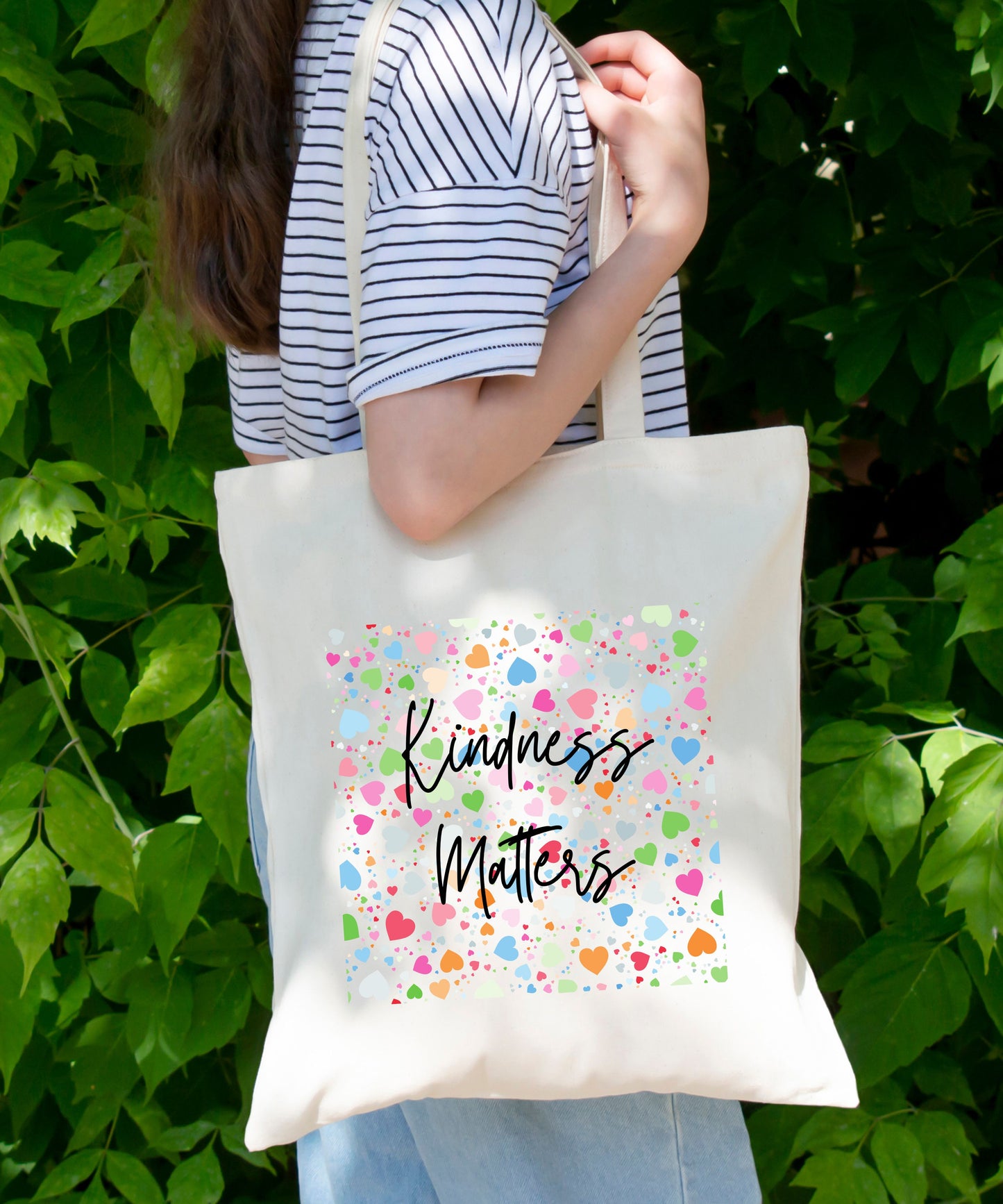 Kindness Matters Cotton Canvas Tote Bag