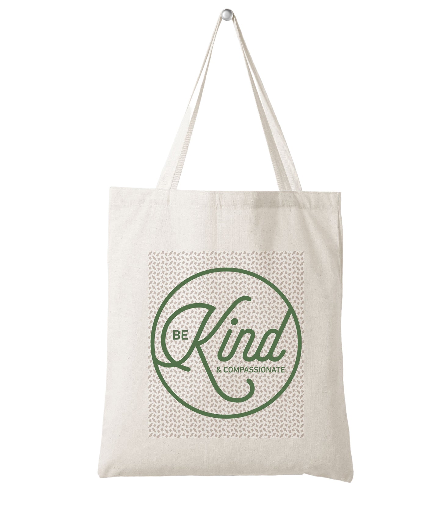 Be Kind And Compassionate Cotton Canvas Tote Bag