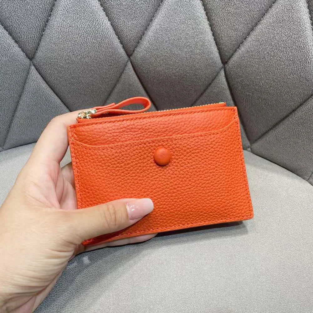 Customizable Metro Genuine Leather Card Wallet