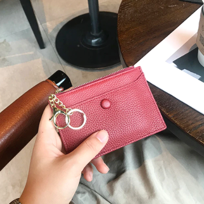 Customizable Metro Genuine Leather Card Wallet