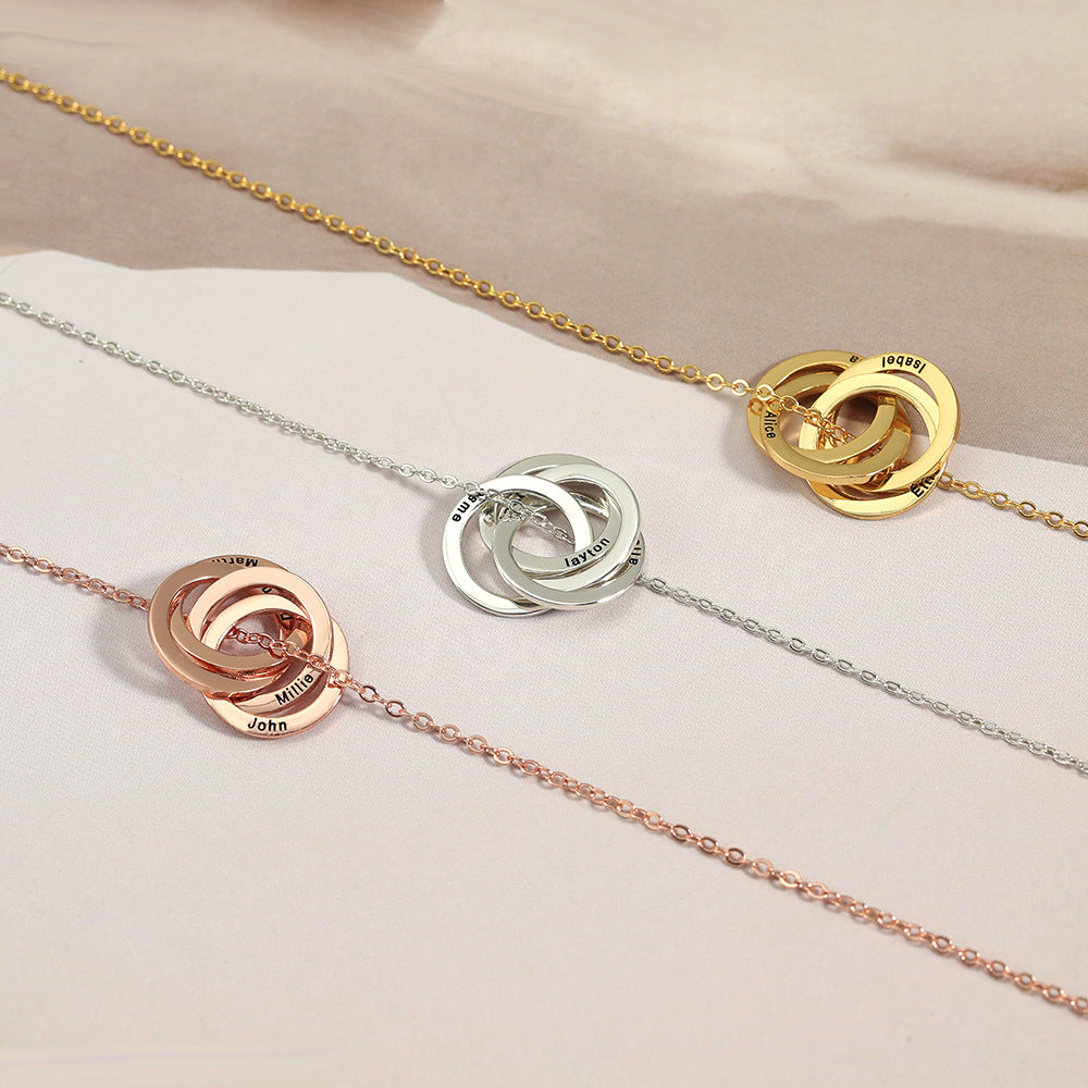 The Forever Linked Trio Necklace