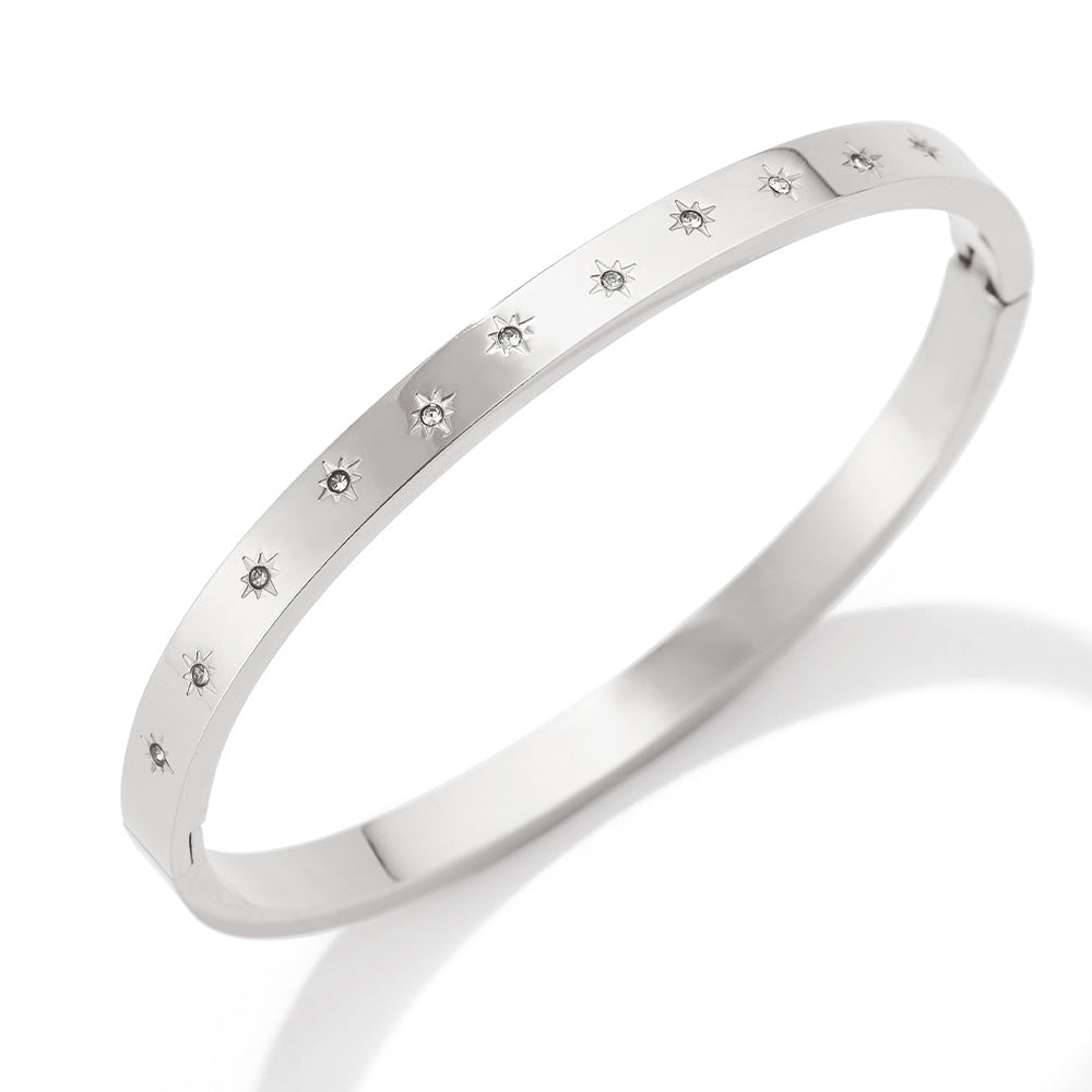 18K Gold-plated Stackable Bangles Each