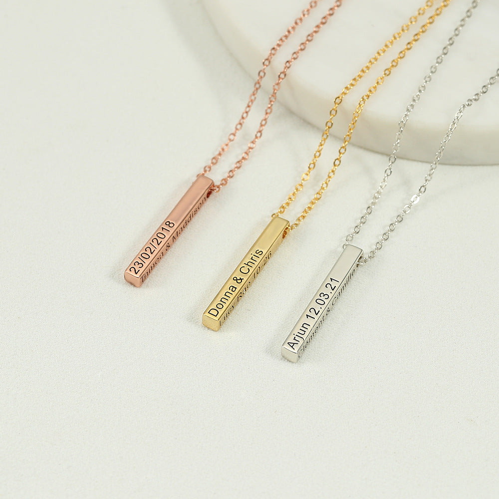 Customizable Kindness Bar Pendant