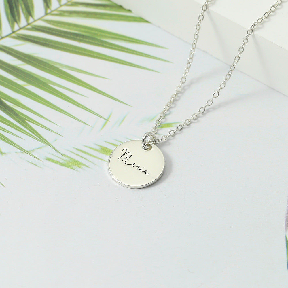 Personalized Medallion Pendant