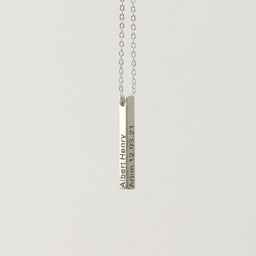 Customizable Kindness Bar Pendant