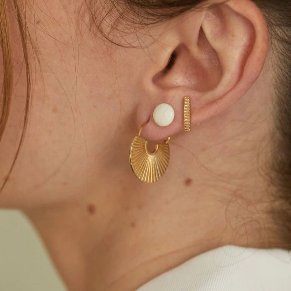 Gold I'm A Fan Of Yours Earrings