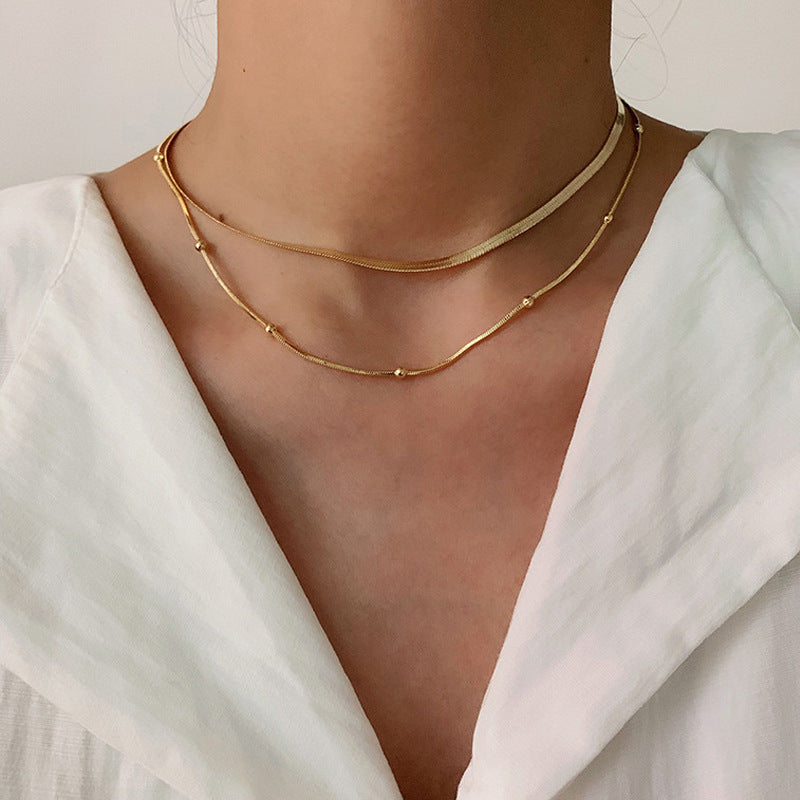 18K Gold-plated Chic Cascade Necklace