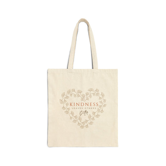 Kindness Leaves Others Better Cotton Canvas Tote Bag