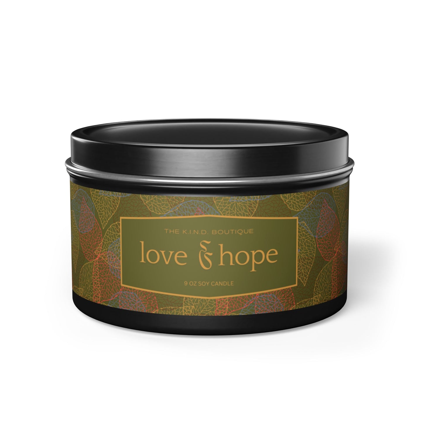 Love & Hope Tin Candles