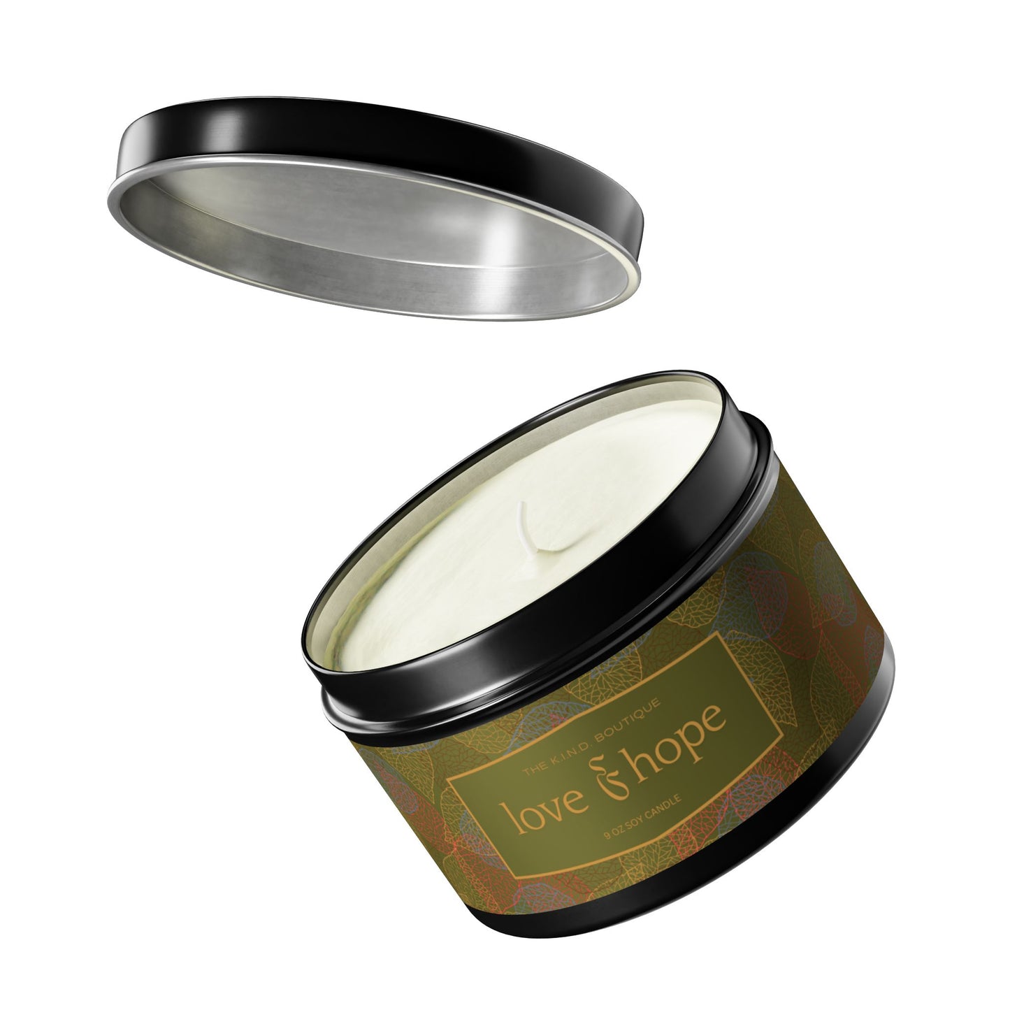 Love & Hope Tin Candles