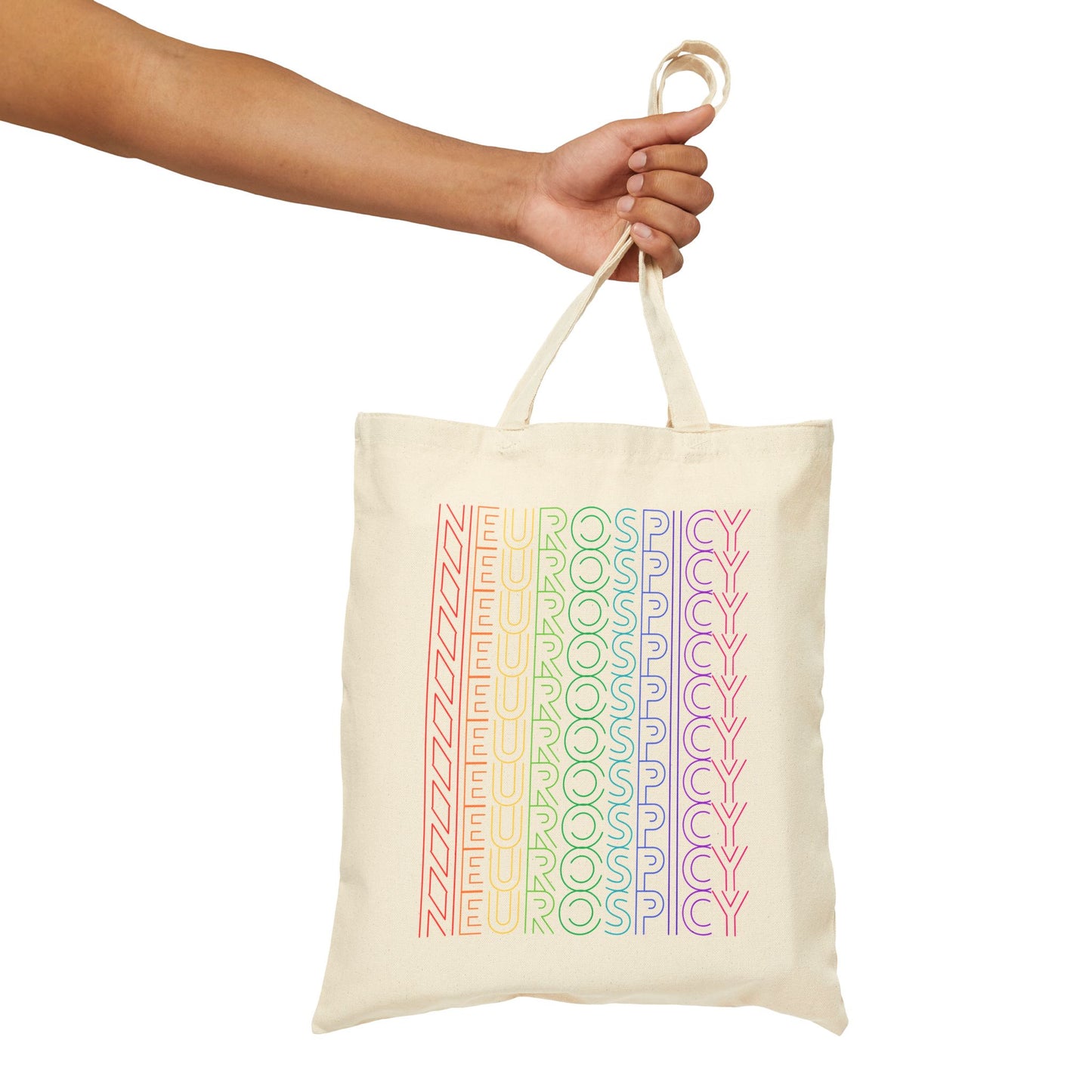 Neurospicy Cotton Canvas Tote Bag