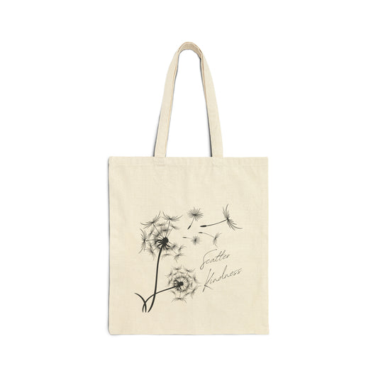 Scatter Kindness2 Cotton Canvas Tote Bags