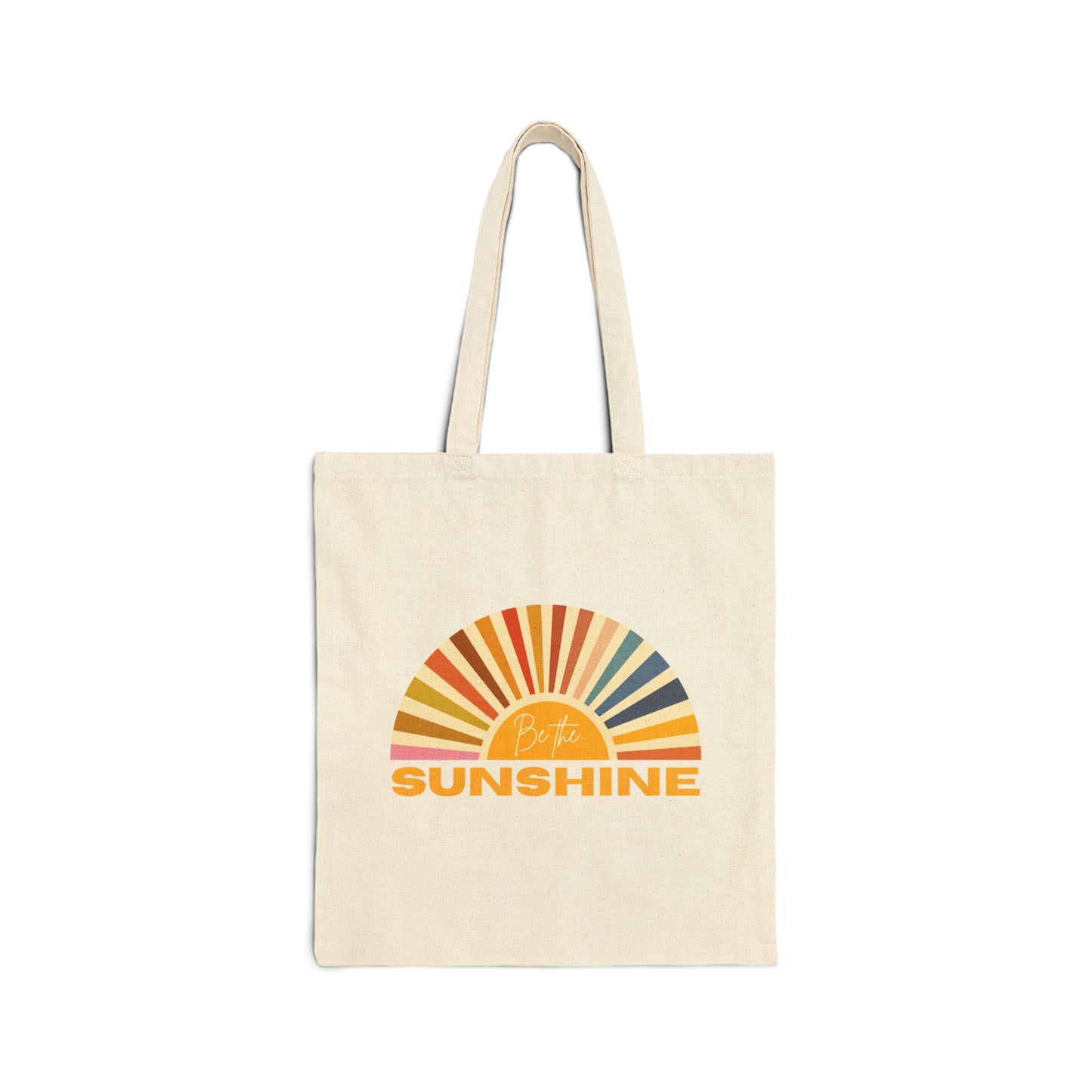 Be The Sunshine Cotton Canvas Tote Bag