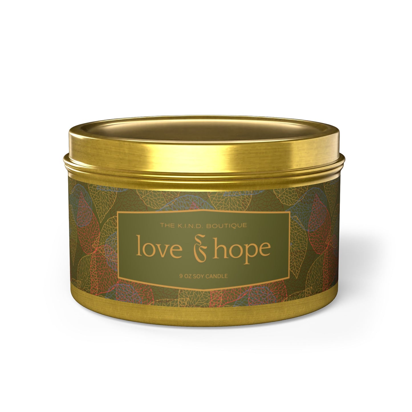 Love & Hope Tin Candles