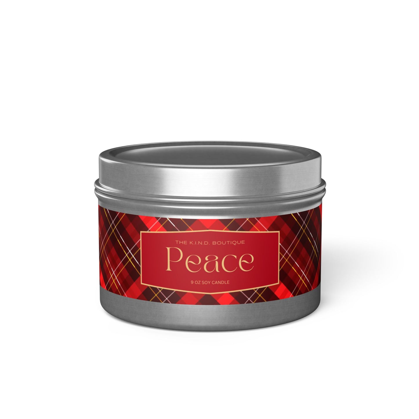 Peace Tin Candles