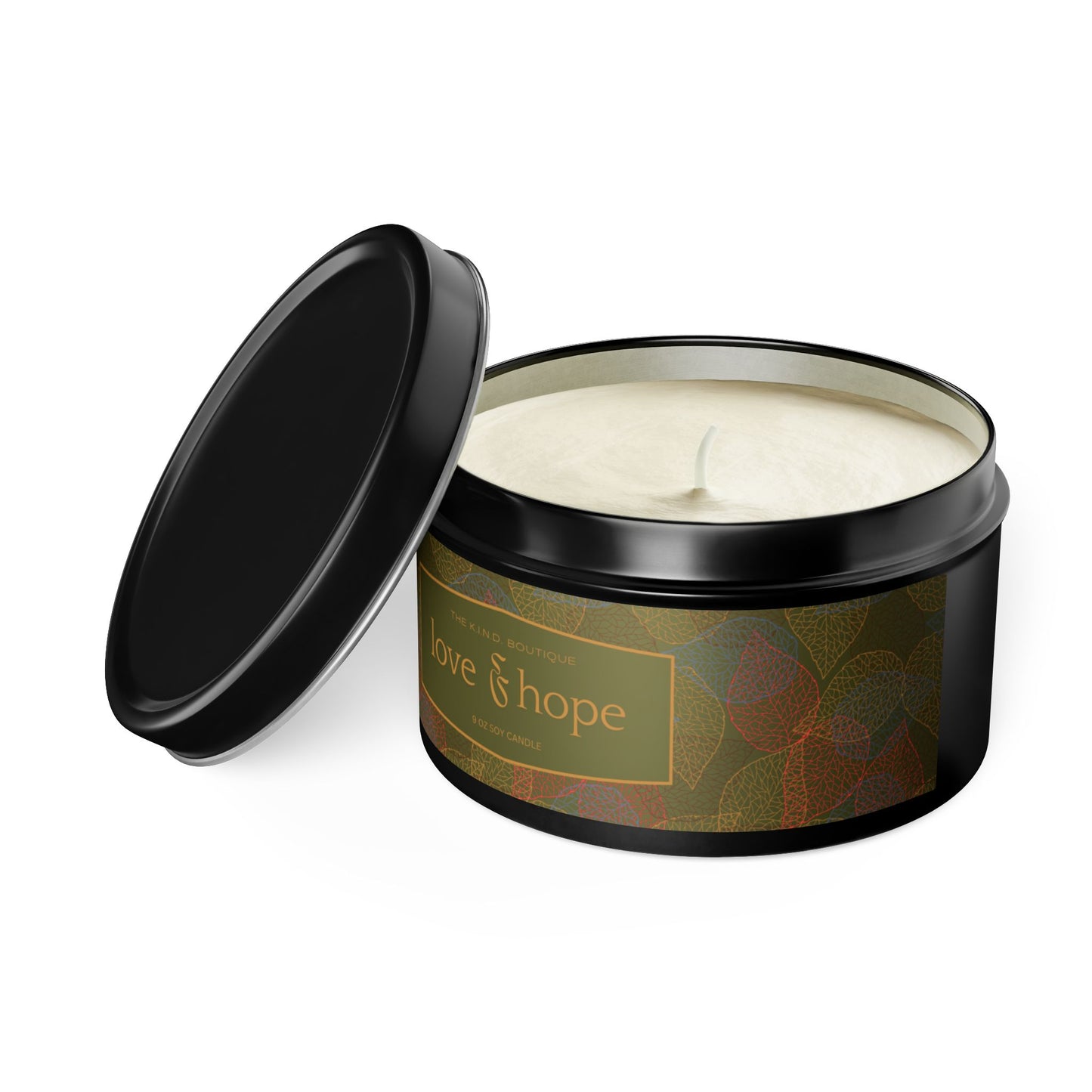 Love & Hope Tin Candles