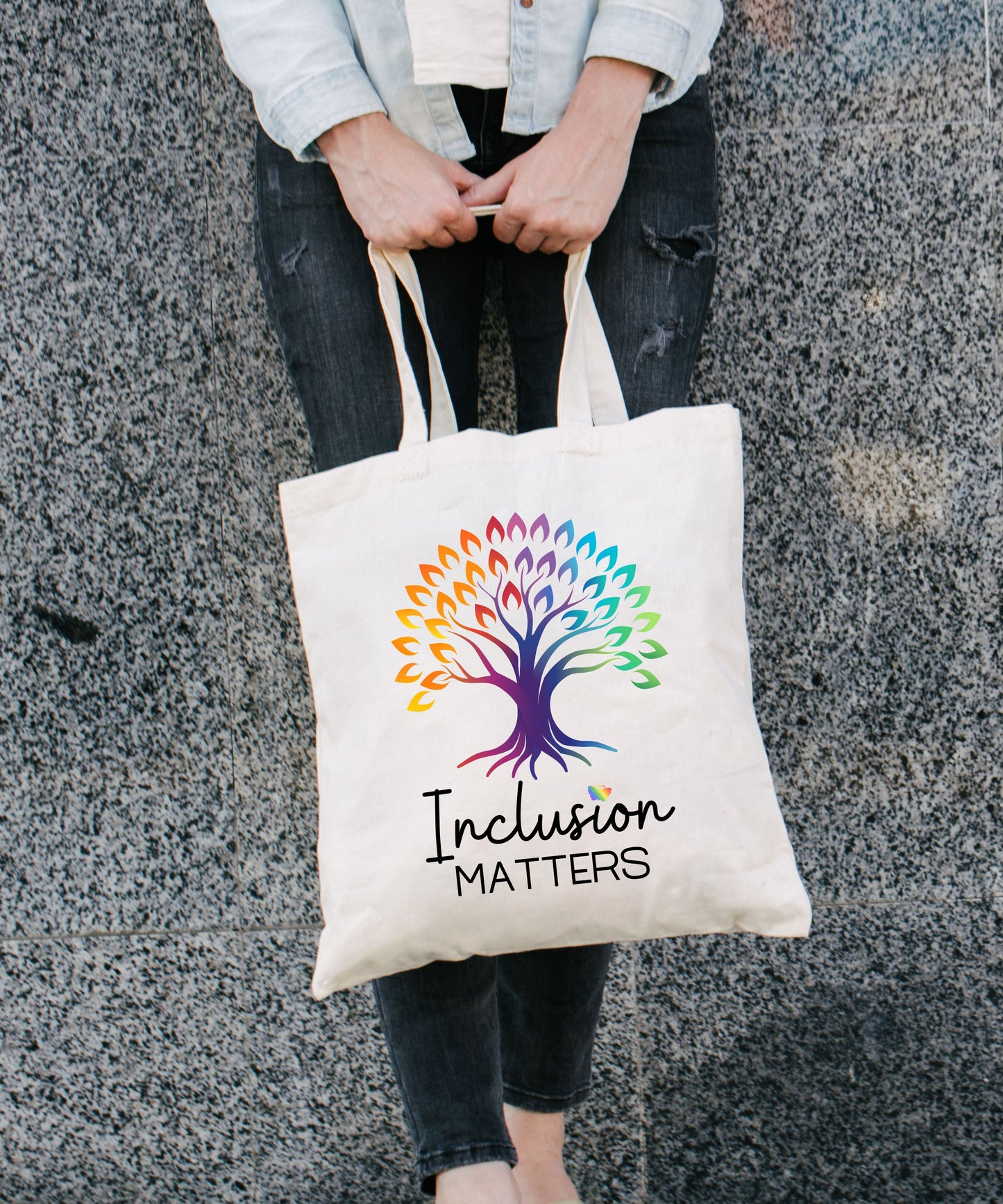 Inclusion Matters Cotton Canvas Tote Bag