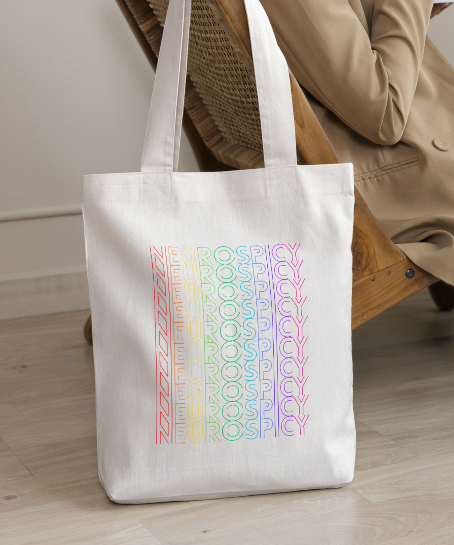 Neurospicy Cotton Canvas Tote Bag