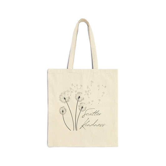 Scatter Kindness1 Cotton Canvas Tote Bag