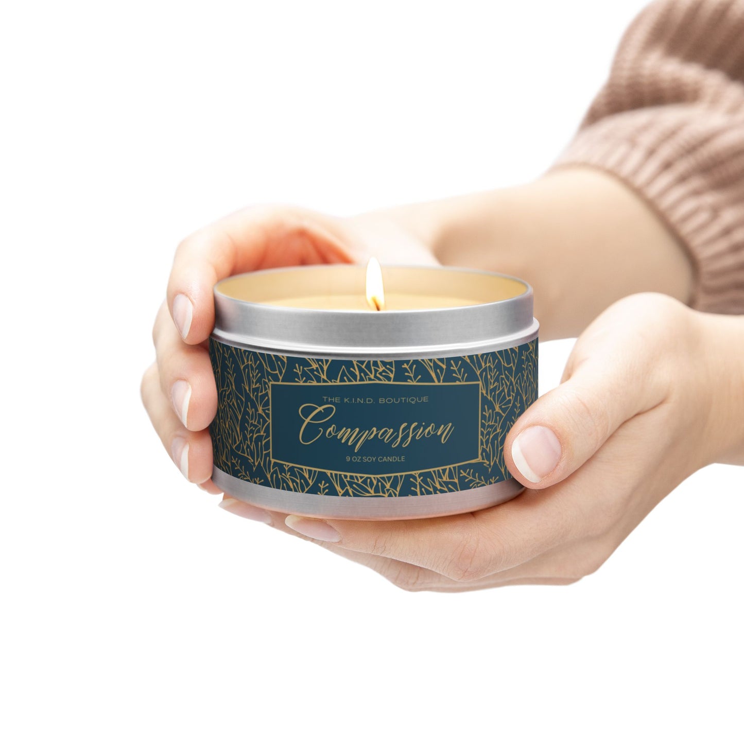 Compassion Tin Candles