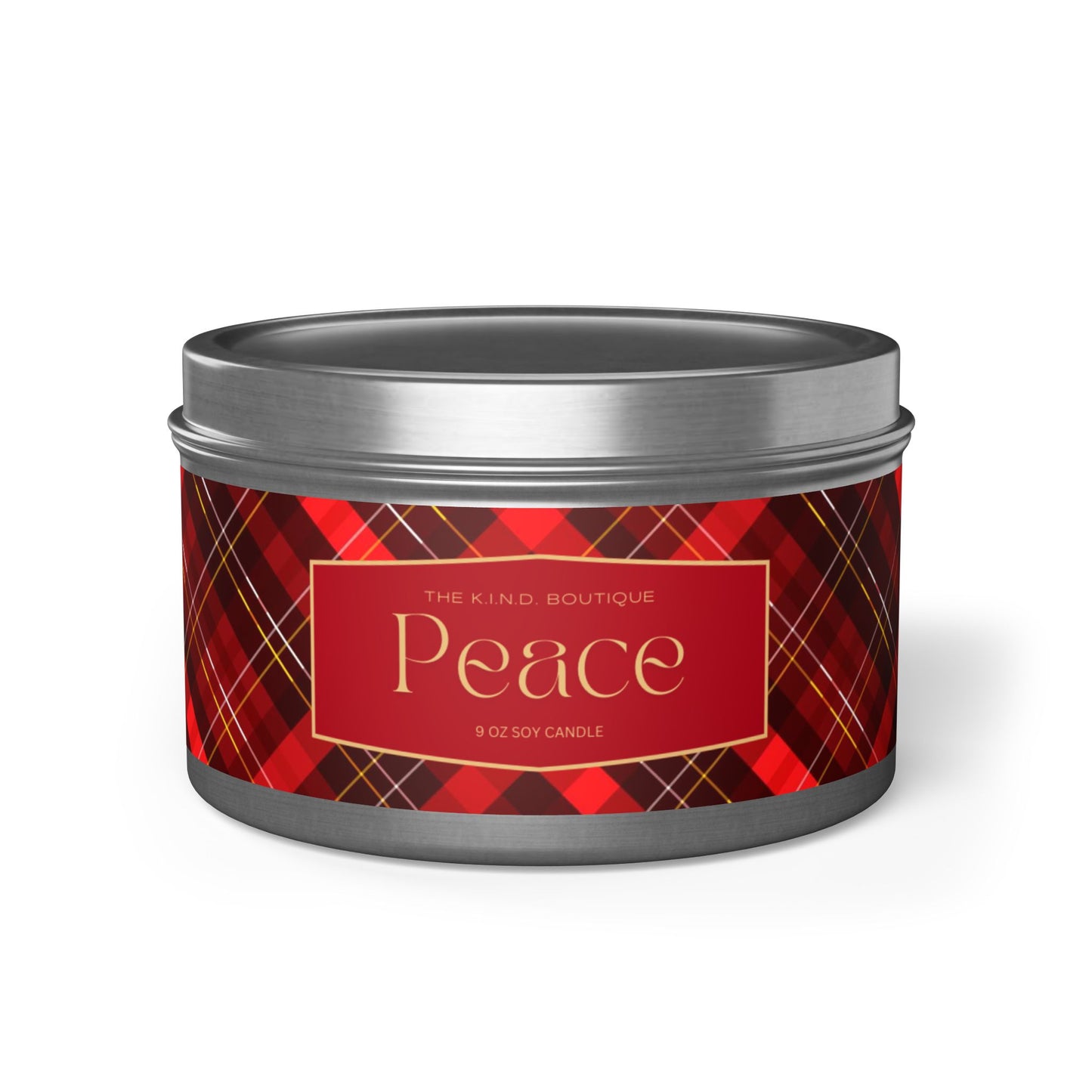 Peace Tin Candles