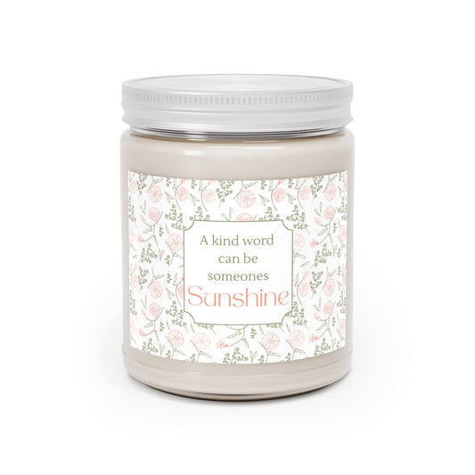 A Kind Word Can Be Someone's Sunshine 100% Soy Scented Candle, 9oz