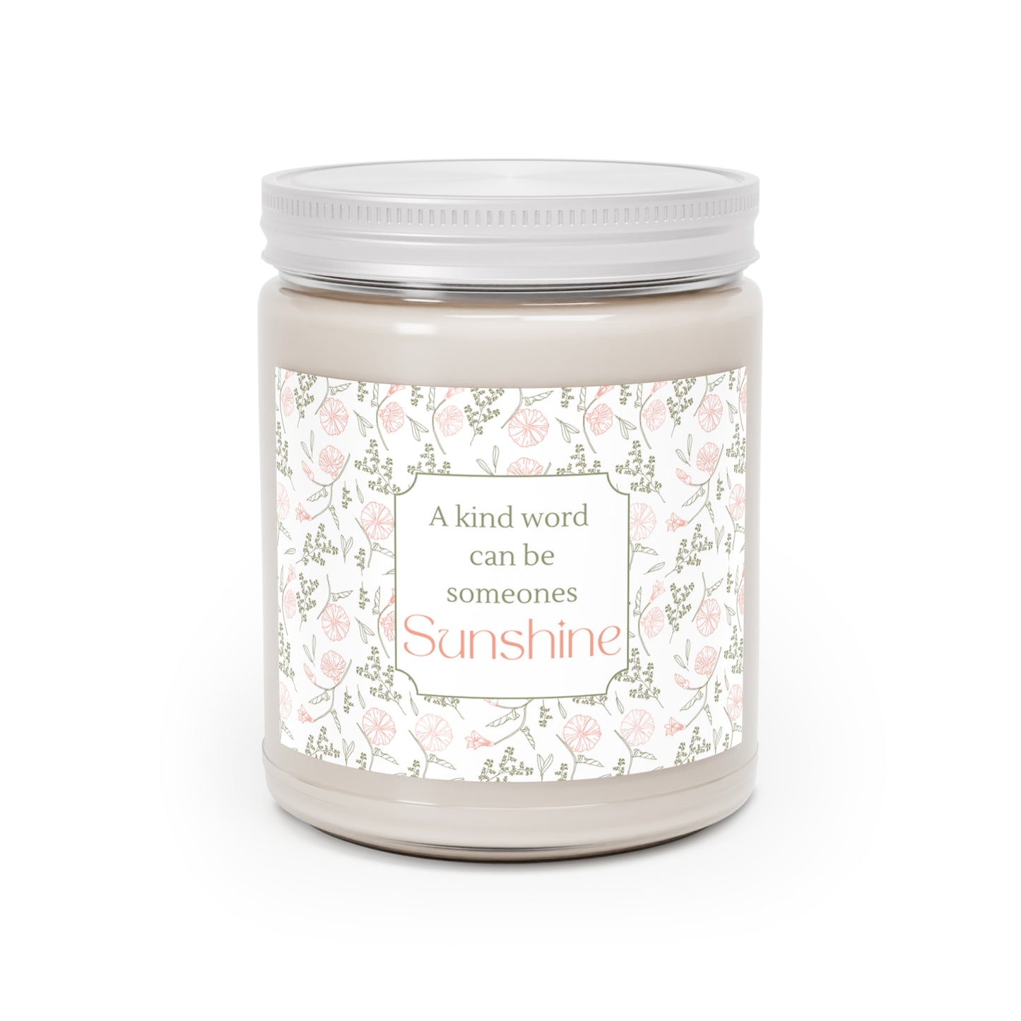 A Kind Word Can Be Someone's Sunshine 100% Soy Scented Candle, 9oz