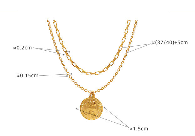 18K Gold Token of Kindness Pendant