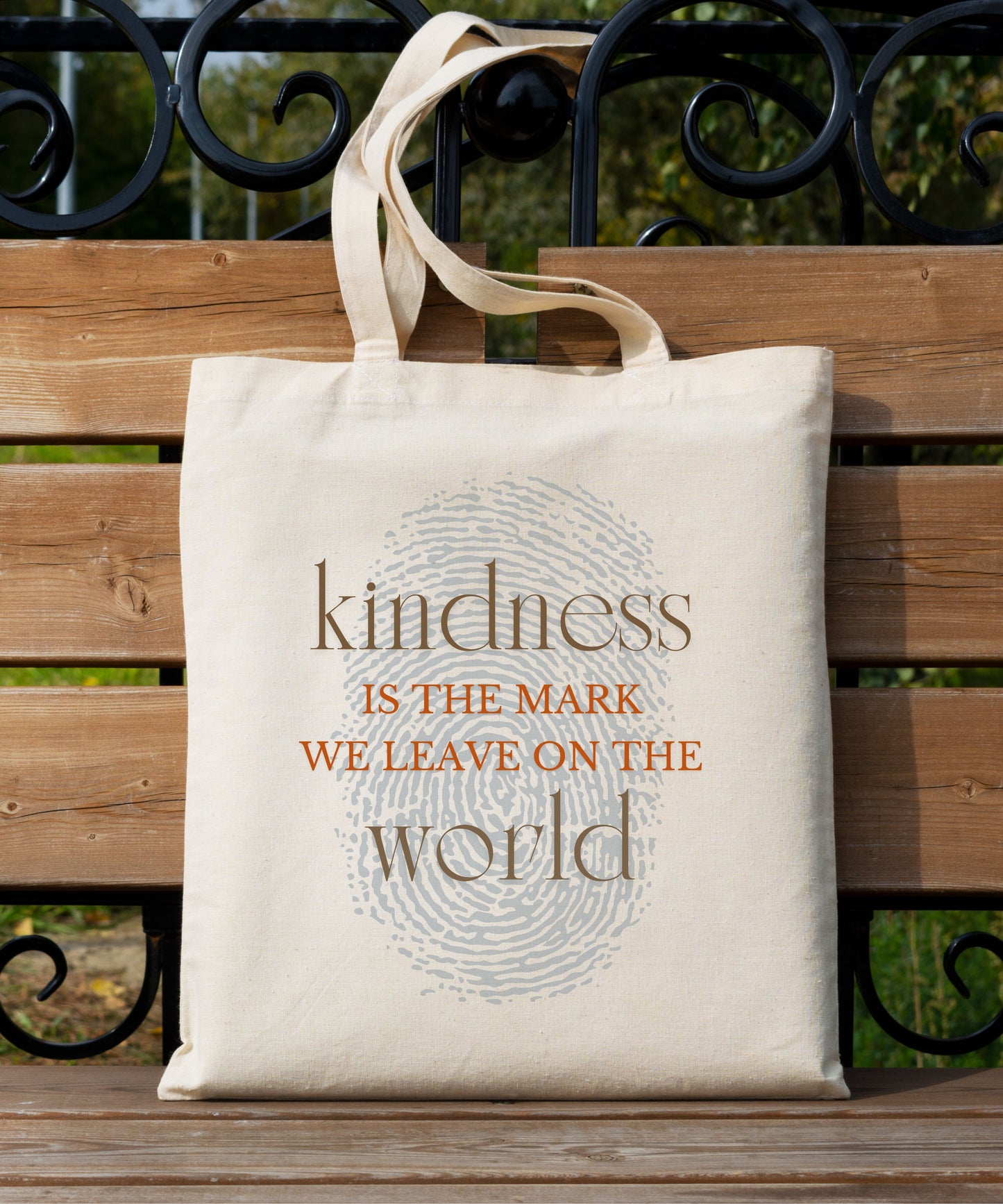 Kindness Is The Mark We Leave Cotton Canvas Tote Bag