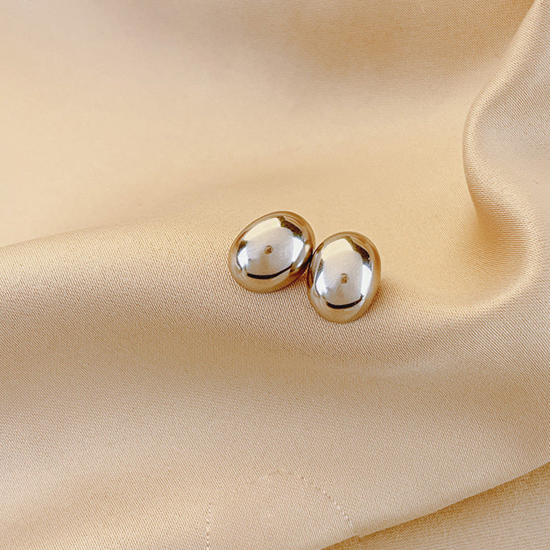 18K Gold-plated Bean Earrings